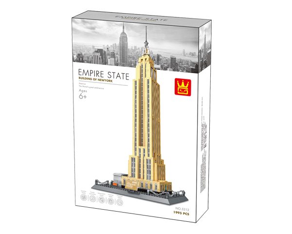 Wange 5212 lego-kompatibilis építőjáték Empire State Building New York