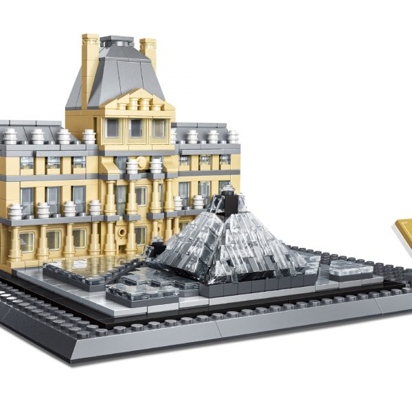 WANGE 4213 lego-kompatibilis építőjáték Párizs Louvre