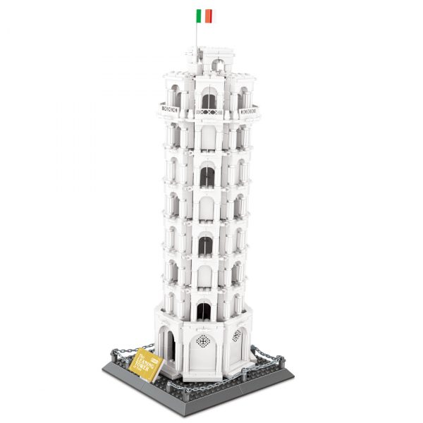 WANGE 5214 lego-kompatibilis építőjáték Pisai ferde torony