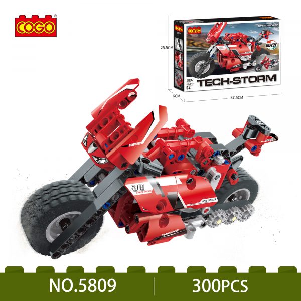 Cogo 5809 lego-technic-kompatibilis építőjáték Motorbicikli