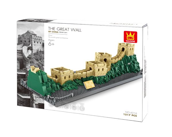 WANGE 6216 lego-kompatibilis építőjáték Kínai nagy fal