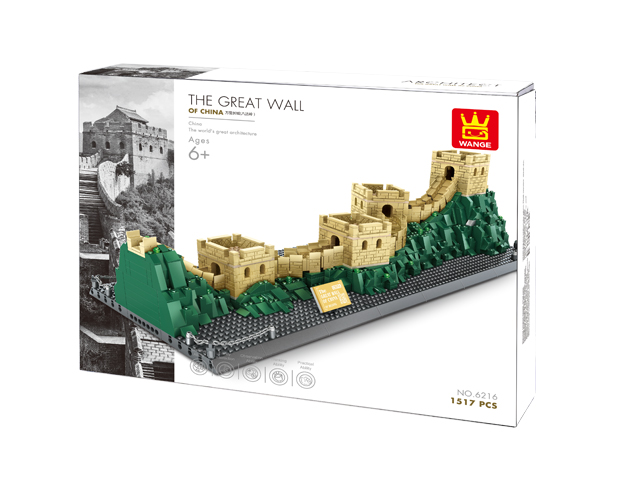 WANGE 6216 lego-kompatibilis építőjáték Kínai nagy fal