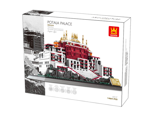 WANGE 6217 lego-kompatibilis építőjáték Tibeti Potala palota
