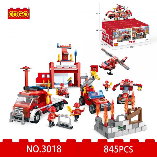 Cogo 3018 lego-kompatibilis építőjáték 8-as szett